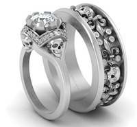 bague tête de mort bague tête de mort