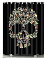 rideau de douche tête de mort rideau de douche tête de mort